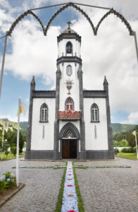 flower carpet in “festas do senhor santo cristo dos milagres” in São Miguel in the azores 