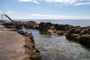 Natural pool on Pico Island at the Azores