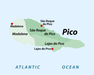 Pico Island map 