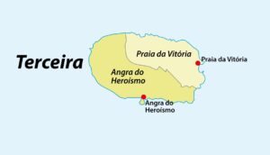 terceira island map