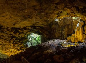 furna do enxofre on graciosa island in azores