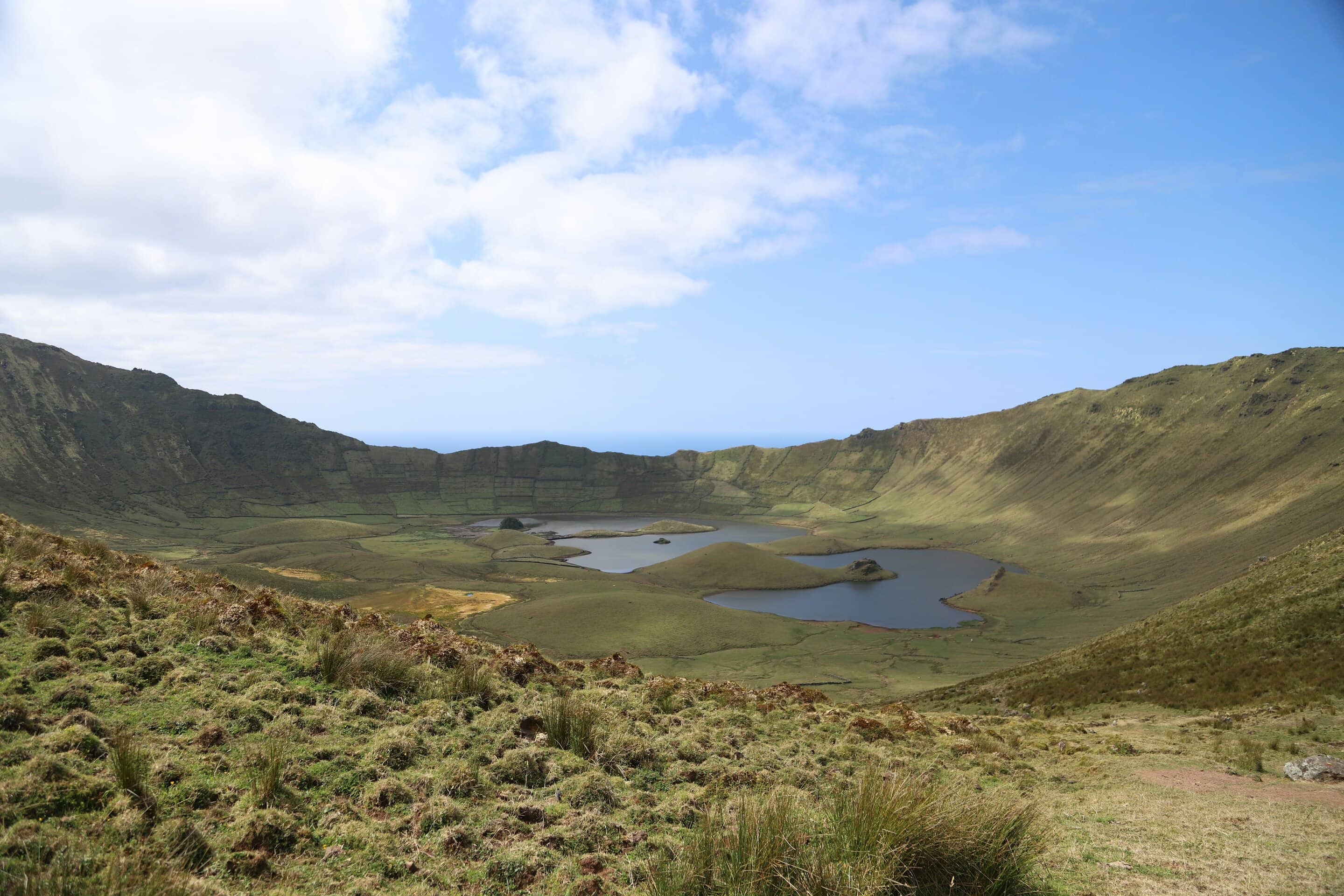 Caldeirão volcanic crater on Corvo Island