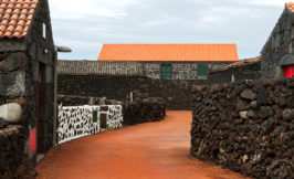 Cabrito typical stone adegas - Pico island Azores