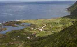 sao jorge coast landscape azores