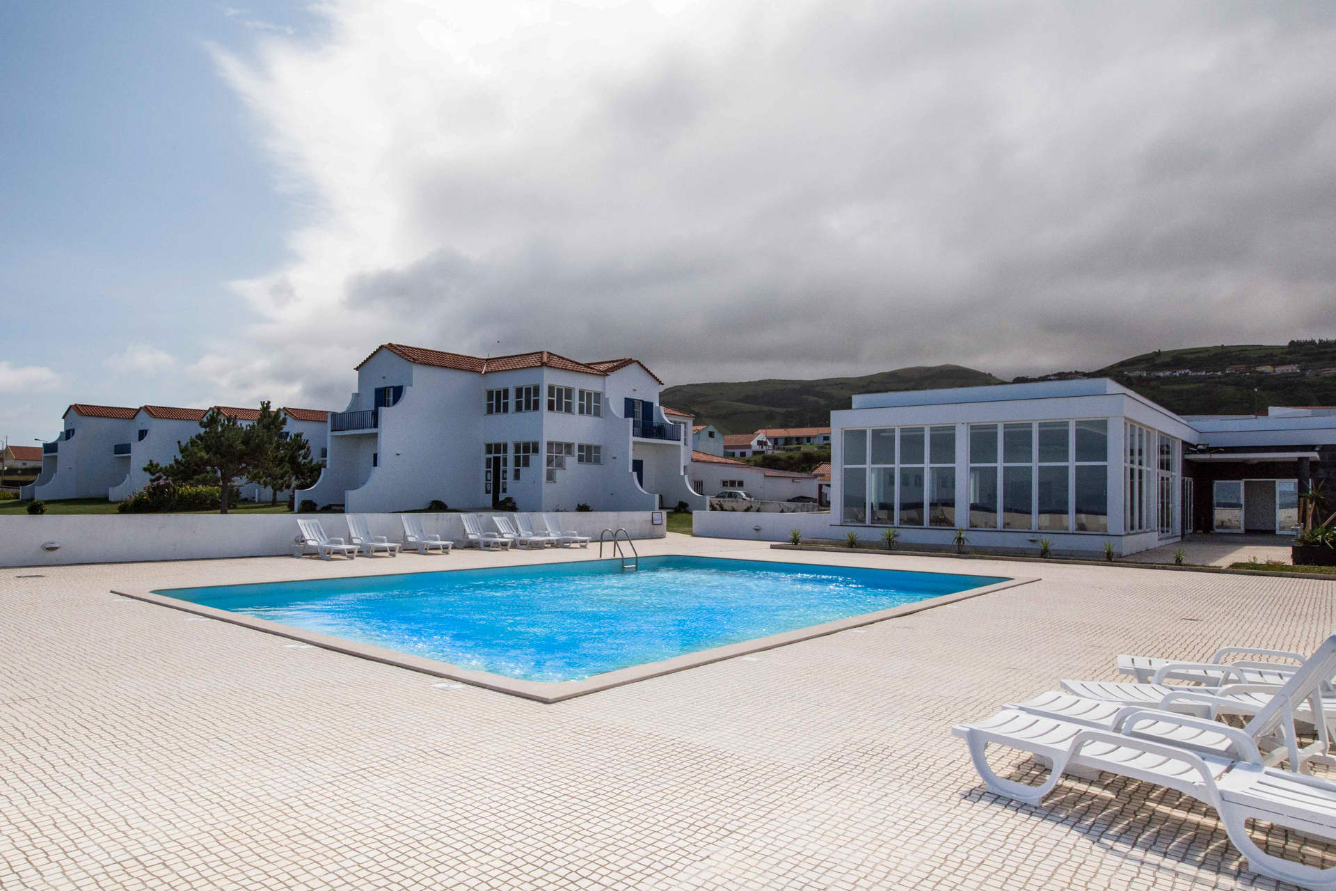 Hotel Ocidental swimming pool - Flores island Azores Portugal