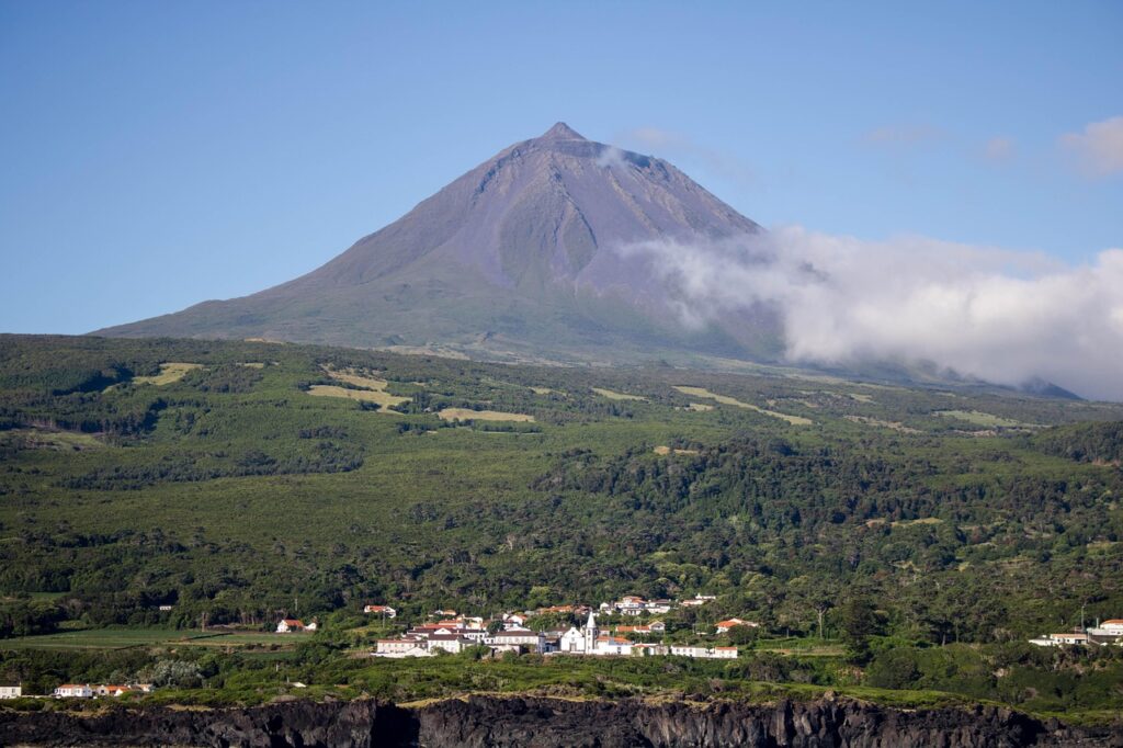 Pico Mountain on Azores Pico Island