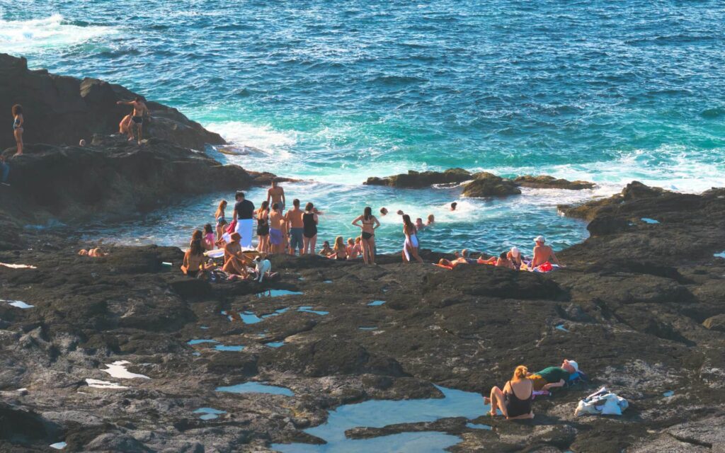 Piscinas Naturais Caneiros, Rua dos Moínhos, Mosteiros, Azores, Portugal